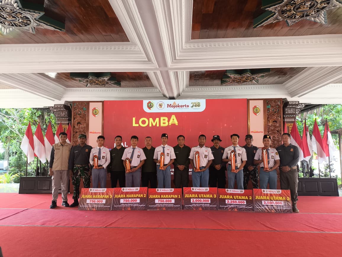 Lomba Regu Pengibar Bendera Tahun 2026 dalam Rangka Hari Jadi ke-733 Kabupaten Mojokerto